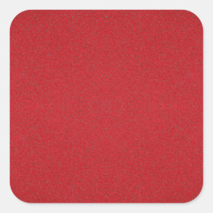 Tomato Red Speckle Vinyl Vierkante Sticker (Custom