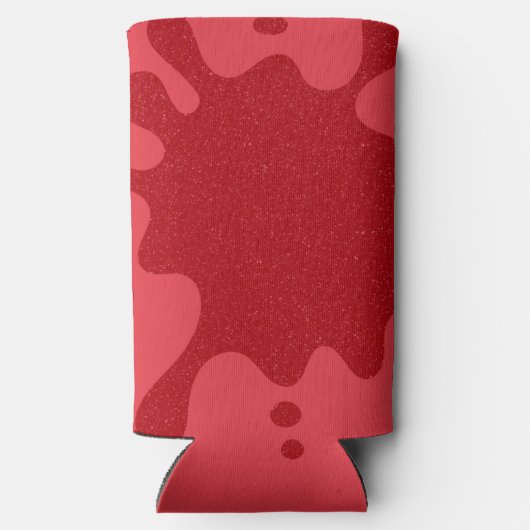 Tomato Red Splash Can Cooler (Achterkant)