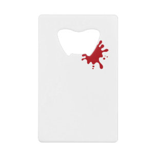 Tomato Red Splash Card Bottle Opener – Aanpassen Creditkaart Flessenopener
