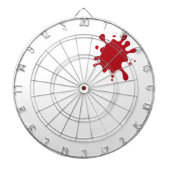 Tomato Red Splash Custom Dartboard Dartbord (Voorkant)