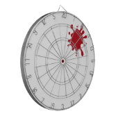Tomato Red Splash Custom Dartboard Dartbord (Voorkant Links)