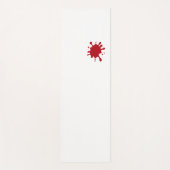 Tomato Red Splash Custom Yoga Mat (Voorkant)