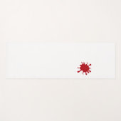 Tomato Red Splash Custom Yoga Mat (Voorkant (horizontaal))
