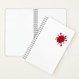 Tomato Red Splash op maat notitieboek