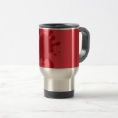 Tomato-Red Splash Travel Mug – Aangepaste Bulk Rea Reisbeker (Voorkant rechts)