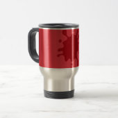 Tomato-Red Splash Travel Mug – Aangepaste Bulk Rea Reisbeker (Voorkant links)