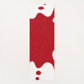 Tomato Red Splash Yoga Mat – Aanpasbaar (Voorkant)