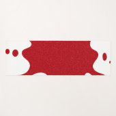 Tomato Red Splash Yoga Mat – Aanpasbaar (Voorkant (horizontaal))
