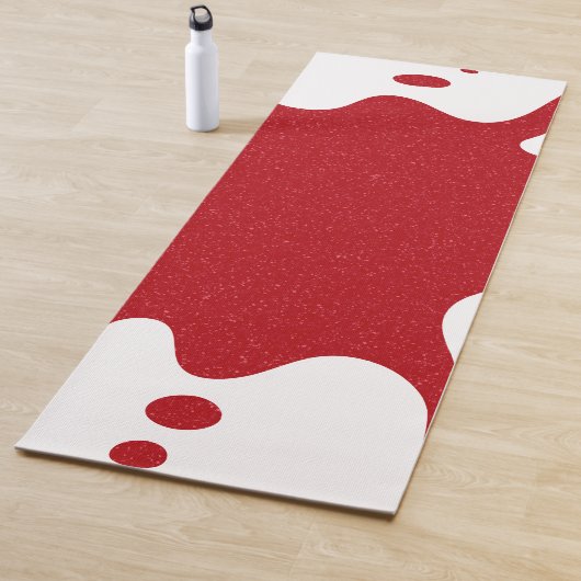Tomato Red Splash Yoga Mat – Aanpasbaar (In situ)