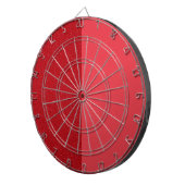 Tomato Red Split Dartboard – Customizable Dartbord (Voorkant Rechts)