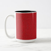 Tomato Red Split Speckle Keramische Mok – Aanpasse (Links)