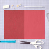 Tomato Red Split Texture Tissue Wrap – Aanpassen Tissuepapier (Craft)