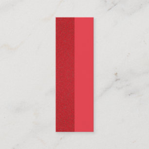 Tomato Red Split-Texture Visitekaartje – Aanpassen