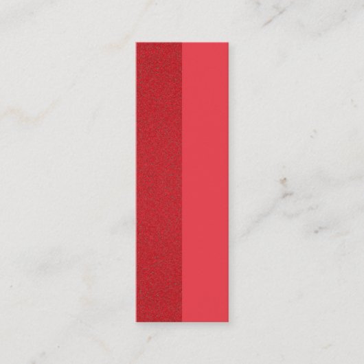 Tomato Red Split-Texture Visitekaartje – Aanpassen (Voorkant)