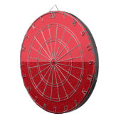 Tomato Red Split Textured Dartboard – Customizable Dartbord (Voorkant Rechts)
