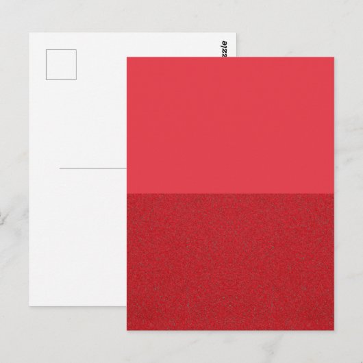 Tomato Red Split Textuur Custom Briefkaart (Voorkant / Achterkant)