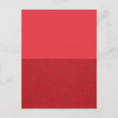 Tomato Red Split Textuur Custom Briefkaart (Voorkant)