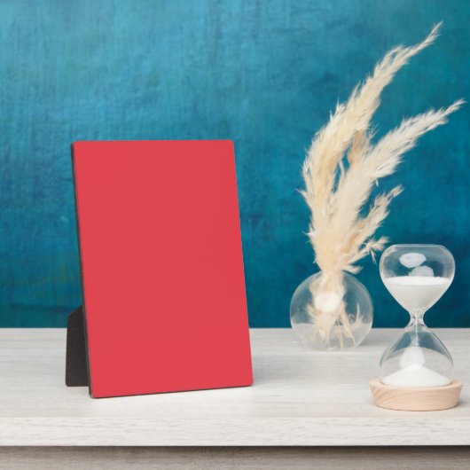 Tomato Red Tafelblad Plaque – Fotoplaat (Zijkant)