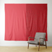 Tomato Red Tapestry Top Noise Split - Wandkleed (In Situ (horizontaal))