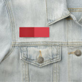 Tomato Red Textured Name Badge –  (In situ)