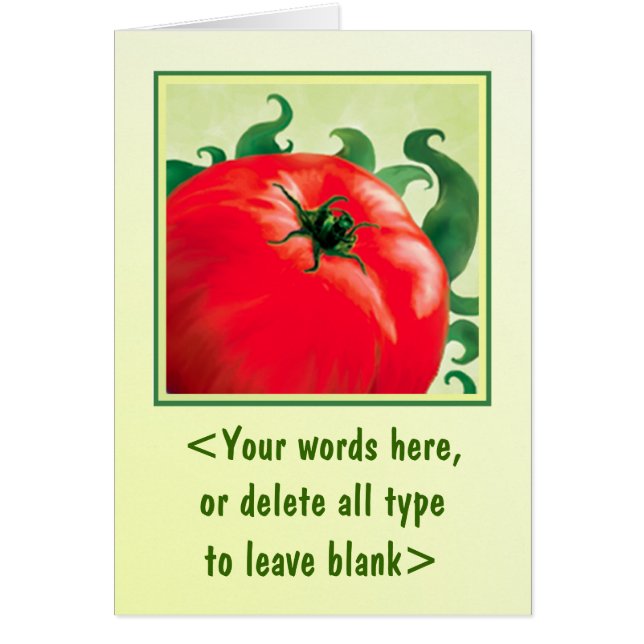 TOMATO RISING CARD-2 (Voorkant)
