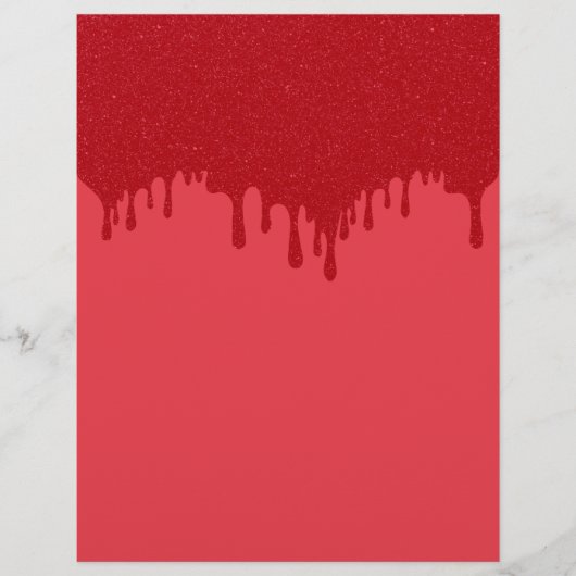 Tomato-Rode Drip Effect Bulk Flyer – Aanpasbaar (Voorkant)