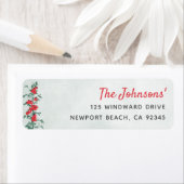 Tomato Rustic Botanical Waterverf Retouradres Etiket (Insitu)