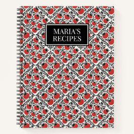 Tomato Rustic Farmhouse French Country Recipe Notitieboek