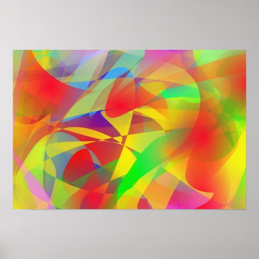 Tomato Salad Art Poster (Voorkant)