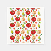 Tomato Salad Paper Napkins Servet (Voorkant)