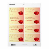 Tomato Sauce Canning Labels (Full Sheet)
