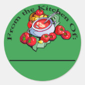 Tomato Sauce Canning Labels (Voorkant)