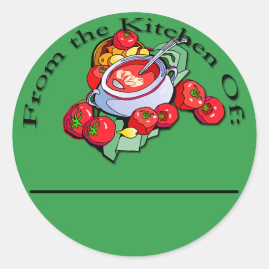 Tomato Sauce Canning Labels (Voorkant)