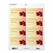 Tomato Sauce Canning Labels (Full Sheet)