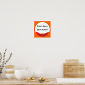 Tomato Sauce Custom Label Art afdrukken Poster (Keuken)