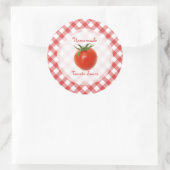 Tomato Sauce Preservstickers Ronde Sticker (Tas)
