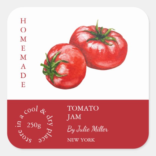 Tomato Small Business Label (Voorkant)