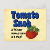 Tomato Snob Custom Recipcard Briefkaart (Voorkant)