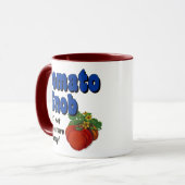 Tomato Snob Funny Gezegde Coffee Mok (Voorkant links)