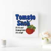 Tomato Snob Gardener Gezegde wandklok (Huis)