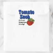 Tomato Snob Gardener Slogan Stickers (Tas)