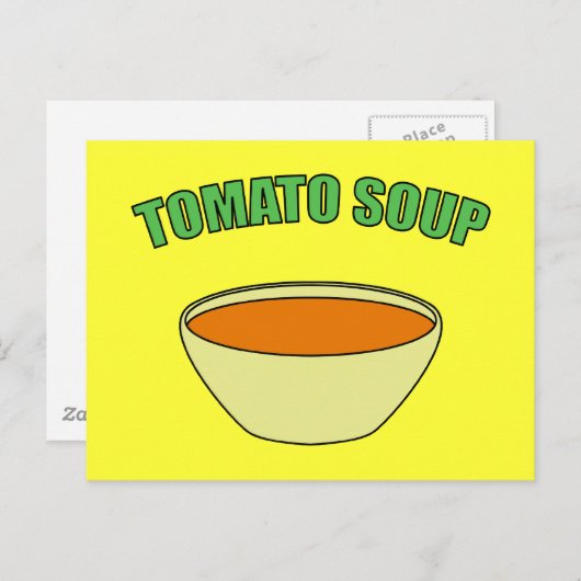 Tomato Soup Briefkaart (Voorkant / Achterkant)