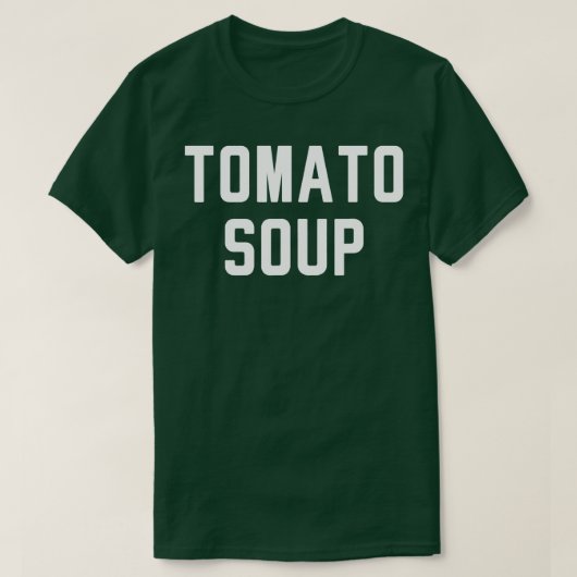 Tomato Soup en grilled-kaas die kostuums F T-shirt (Design voorkant)