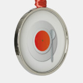 Tomato Soup Metalen Ornament (Rechts)