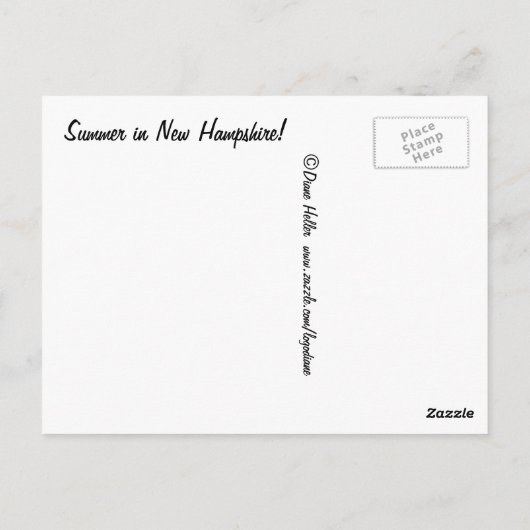 Tomato Summer in New Hampshire Briefkaart (Achterkant)