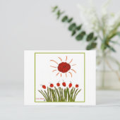 Tomato Sunshine Briefkaart (Staand voorkant)
