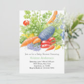 Tomato Tango Baby shower Kaart (Staand voorkant)