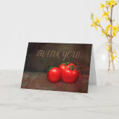 Tomato Trio Bedankt Kaart (Gele Bloem)