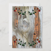 TOMATO VINE FOTO BABY SHOWER INVITATION KAART (Achterkant)