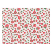 Tomato Watercolor Pattern Tafelkleed (Voorkant (Horizontaal))